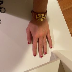 Tory Burch leather bracelet